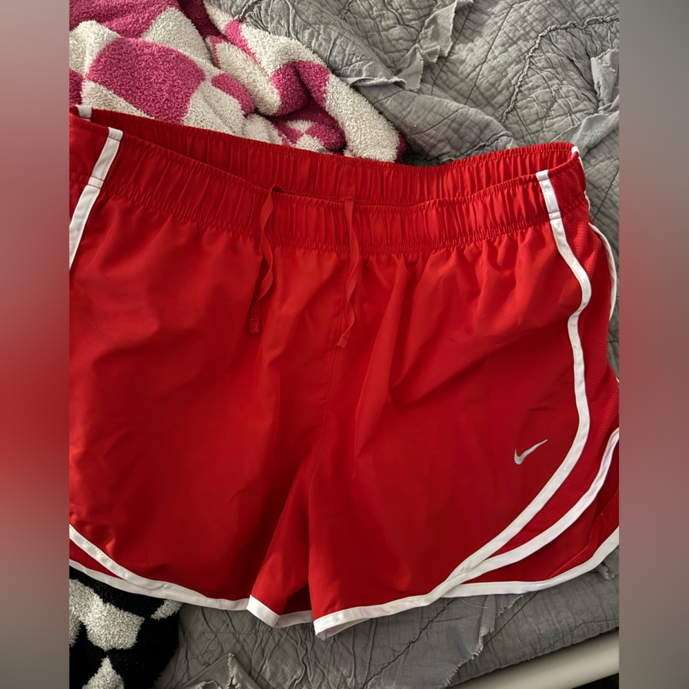 Nike Red Dri-FIT Tempo Shorts